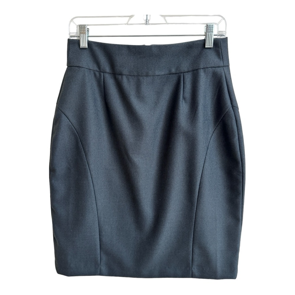 Banana Republic Gray Knee Length Pencil Skirt Womens Size 8 Career Classic
